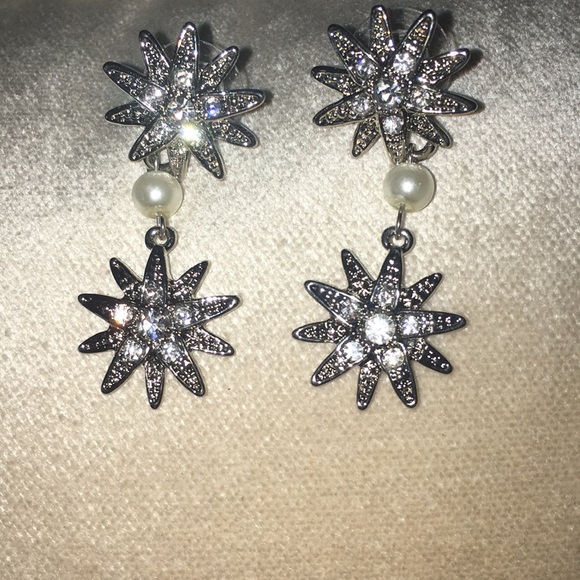 Jewelry - Empress Sissi of Austria Style Star Earrings